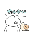 使いやすいのんびりな無気力動物（うさぎ）（個別スタンプ：20）
