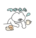 使いやすいのんびりな無気力動物（うさぎ）（個別スタンプ：22）
