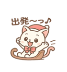 クリスマス＆年末ねこスタンプ（個別スタンプ：5）
