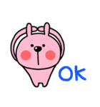うさぎとくま♥️それぞれの日々（個別スタンプ：10）