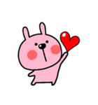 うさぎとくま♥️それぞれの日々（個別スタンプ：18）