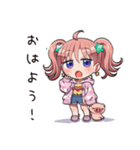 散財オタ女子の日常（個別スタンプ：3）