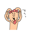 らぶうさぎ〜彼女は強い〜（個別スタンプ：4）