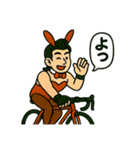 バニーお兄さんとロードバイク（個別スタンプ：8）