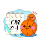 【バスケ】毎年使える♡年末年始＆お正月5（個別スタンプ：19）