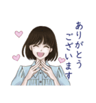 仕事で使える女性の敬語スタンプ（個別スタンプ：10）
