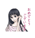 仕事で使える女性の敬語スタンプ（個別スタンプ：12）