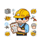 電力技師アディエン（個別スタンプ：1）
