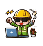 電力技師アディエン（個別スタンプ：2）