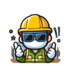 電力技師アディエン（個別スタンプ：3）