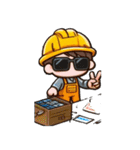 電力技師アディエン（個別スタンプ：32）