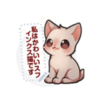 スフィンクス猫の日常（J4）（個別スタンプ：4）