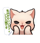 スフィンクス猫の日常生活（J3）（個別スタンプ：4）