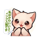 スフィンクス猫の日常生活（J3）（個別スタンプ：13）