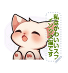 スフィンクス猫の日常生活（J3）（個別スタンプ：14）