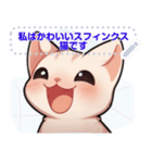 スフィンクス猫の日常生活（J1）（個別スタンプ：20）