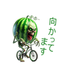 ベジタブル ゾンビ スイカ 西瓜（個別スタンプ：11）