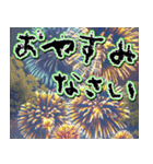 飛び出す★夏を感じる・花火【夏、お祝い】（個別スタンプ：9）