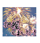 飛び出す★夏を感じる・花火【夏、お祝い】（個別スタンプ：11）