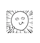 にっこりしてる顔かも（個別スタンプ：1）