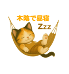 ちいさな旅猫 夏のキャンプ編 vol.3（個別スタンプ：11）