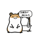 食べる！ハムスター！（個別スタンプ：21）