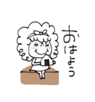mottoのふわふわガール♡いろんな気持ち（個別スタンプ：1）