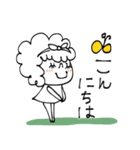 mottoのふわふわガール♡いろんな気持ち（個別スタンプ：2）