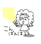 mottoのふわふわガール♡いろんな気持ち（個別スタンプ：3）