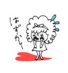 mottoのふわふわガール♡いろんな気持ち（個別スタンプ：14）