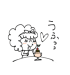 mottoのふわふわガール♡いろんな気持ち（個別スタンプ：25）