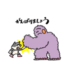 働くモケモケ（個別スタンプ：27）