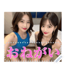 セクシー美人の水着メッセージ（個別スタンプ：16）