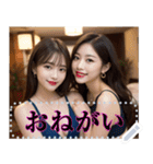 セクシー美人の水着メッセージ（個別スタンプ：19）