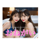 セクシー美人の水着メッセージ（個別スタンプ：21）