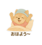 美意識が高いポメラニアン（個別スタンプ：21）