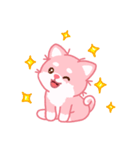 かわいいピンク柴犬「マランちゃん」（個別スタンプ：35）