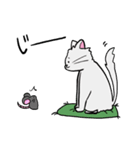 座布団を背中に担いだねこスタンプ♪（個別スタンプ：13）