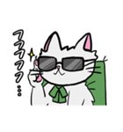 座布団を背中に担いだねこスタンプ♪（個別スタンプ：26）