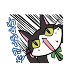 座布団を背中に担いだねこスタンプ♪（個別スタンプ：28）