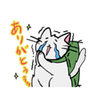 座布団を背中に担いだねこスタンプ♪（個別スタンプ：39）