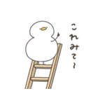 へんてこなアヒルの遠距離（個別スタンプ：15）