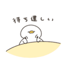 へんてこなアヒルの遠距離（個別スタンプ：17）