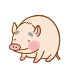 のびのびぶたさん（個別スタンプ：3）
