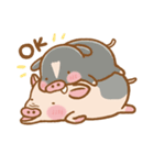 のびのびぶたさん（個別スタンプ：14）