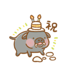のびのびぶたさん（個別スタンプ：19）