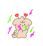 もふもふ わんちゃん, ラプー 2 (JPN)（個別スタンプ：1）