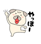 【始まりと終わり】パグ犬のぱーちゃん82（個別スタンプ：12）
