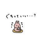 うさぎだけ。友達との会話に。（個別スタンプ：22）