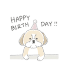 シーズーとのかわいい毎日（個別スタンプ：18）